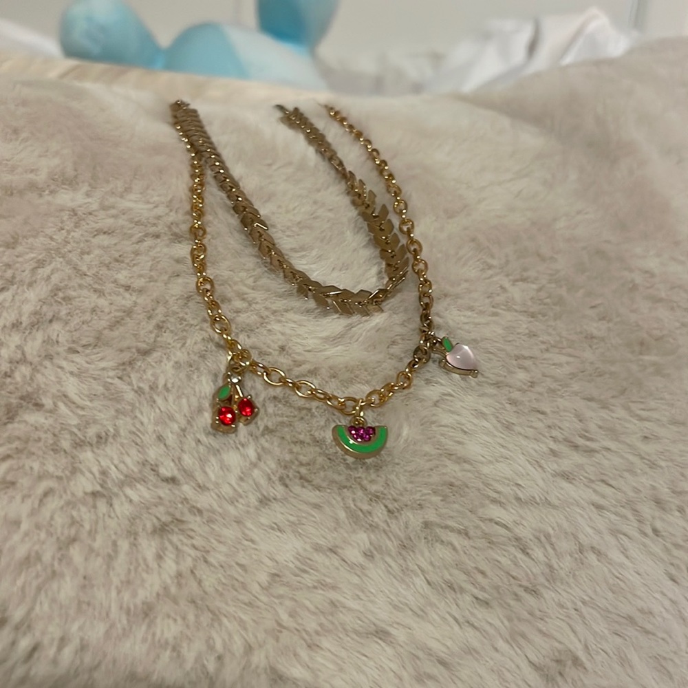 Super Cute Necklace Set 💗🍒🍉🍑